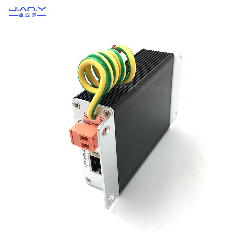 Gigabit network power two-in-one lightning arrester rj45+ Power integrated 1000M surge and lightning protection module