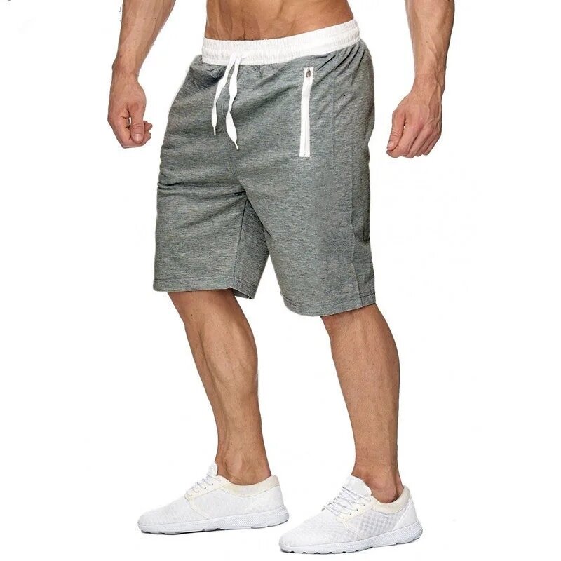 กางเกงขาสั้นผ้าฝ้ายลำลองแท้สำหรับผู้ชาย, ใหม่ฤดูร้อนกางเกงขาสั้นใส่สบายระบายอากาศได้ดีกลางแจ้งกีฬาชายหาดแฟชั่นคุณภาพสูง
