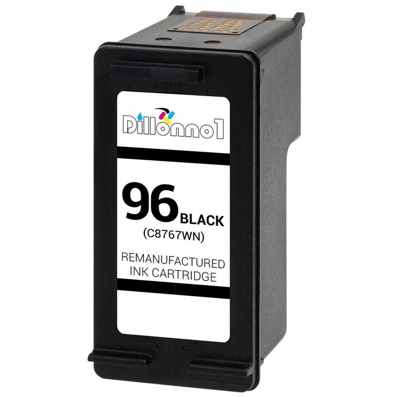Cartucho de tinta para impresora HP 96, compatible con Deskjet 6520, 6520xi, 6540, 6540dt, 6540xi, 1PK
