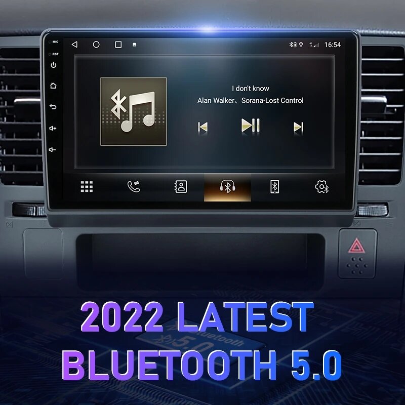 Autoradio Android Carplay avec caisson de basses DSP, lecteur de limitation d'autoradio, WiFi 4G, 2Din, compatible avec Nissan Tiida C11, 2004 - 2013