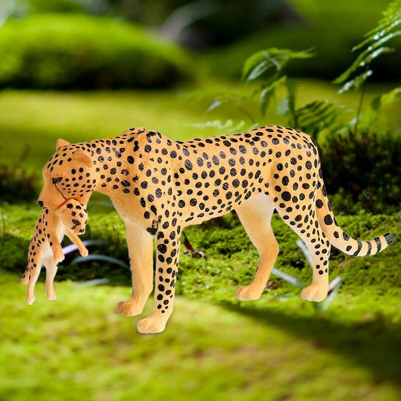 Luipaard Speelgoed Beeldje Cheetah Speelset Voor Educatief Speelgoed Feestartikelen