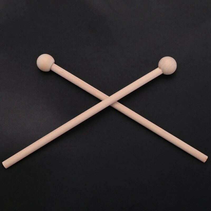 Quality 10 Pair Wood Mallets Percussion Sticks For Energy Chime, Xylophone, Wood Block, Glockenspiel And Bells