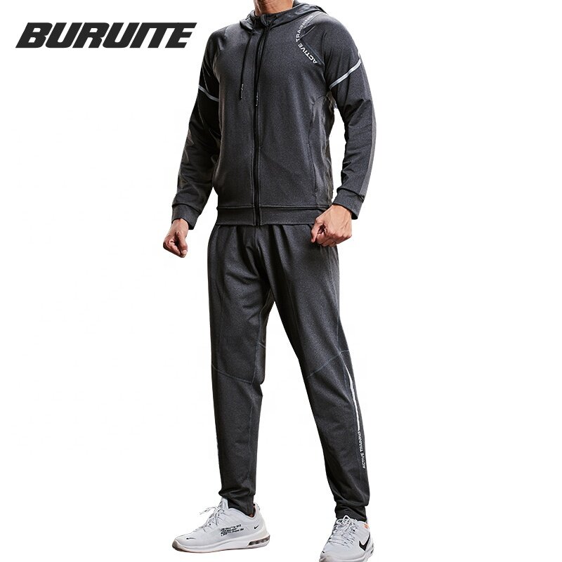 Спортивный костюм мужской, быстросохнущая свободная Спортивная одежда для баскетбола, ночного бега, тренировочные костюмы, одежда для спортзала