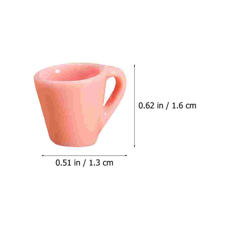 20 шт., декоративные миниатюрные чашки для украшения