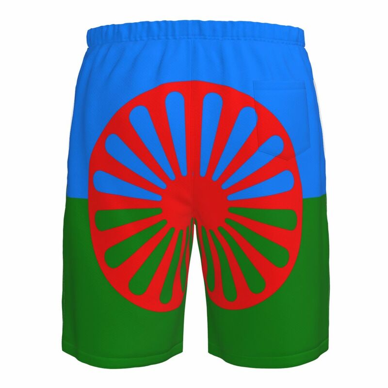 Трусы Romani People Rom мужские с цыганским флагом, пляжные шорты для сухой доски, купальный костюм для мужчин, легкие пляжные шорты