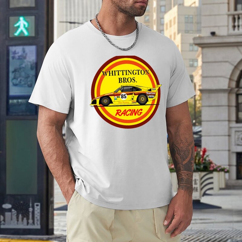 Whittington bros racing 1980 t-shirt divertente t-shirt blank t-shirt t-shirt corta da uomo