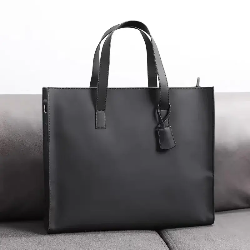 Vintage Laptop Bag for Women Suitcase Man Shoulder Bag Women's Luxury Genuine Leather Handbags Designer Luxury Bags Men Handbag