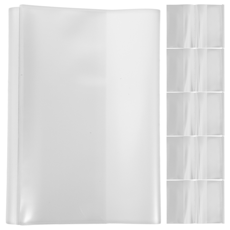 Clear Sleeve Plastic Covers for Pupils, A5 Account Note Book Protection, Capas para livros, livros escolares, Protective Pp