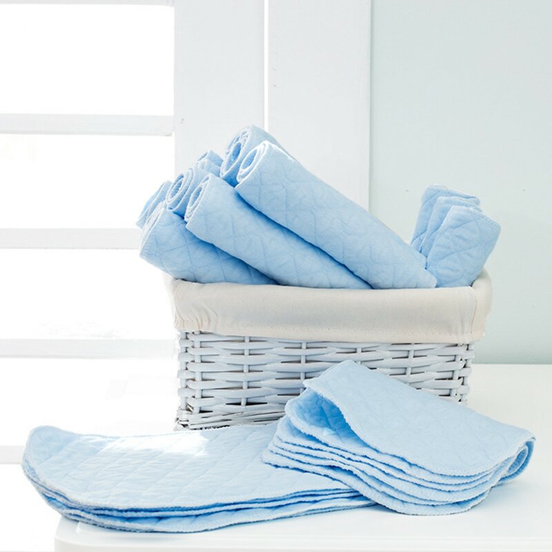 Couches optiques lavables pour bébés et tout-petits, adaptées à une utilisation polyvalente, accessoires pour bébés, ensemble de 10 pièces