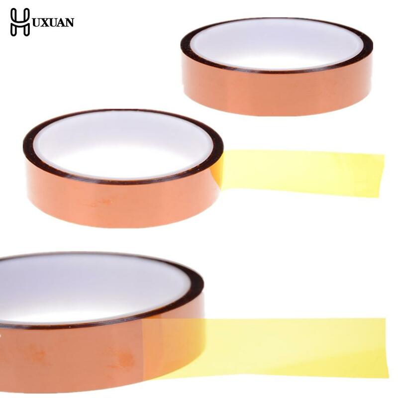 1Roll 20mm x 30m Heat Resistant High Temperature Polyimide Adhesive Tape Tawny Hot New