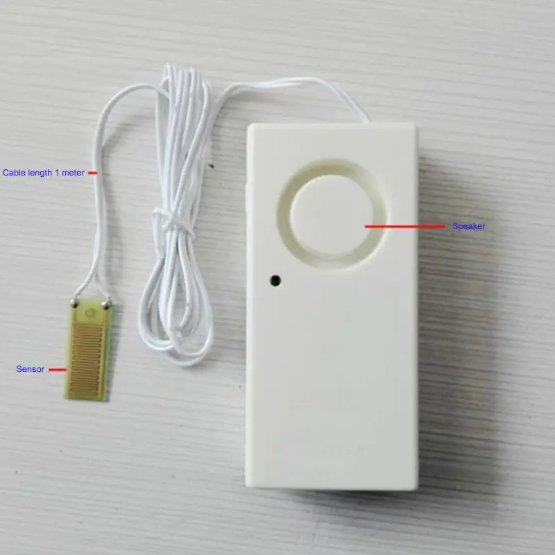 Waterleksensor Detectie Home Alarm 110db Onafhankelijk Waterlekkage Alarmdetector Overstromingswaarschuwing Beveiligingsalarmsysteem