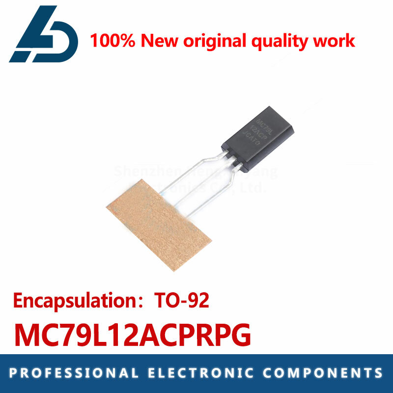 MC79L12ACPRPG Package TO-92 Output voltage: 12V Output current: 100mA linear regulator