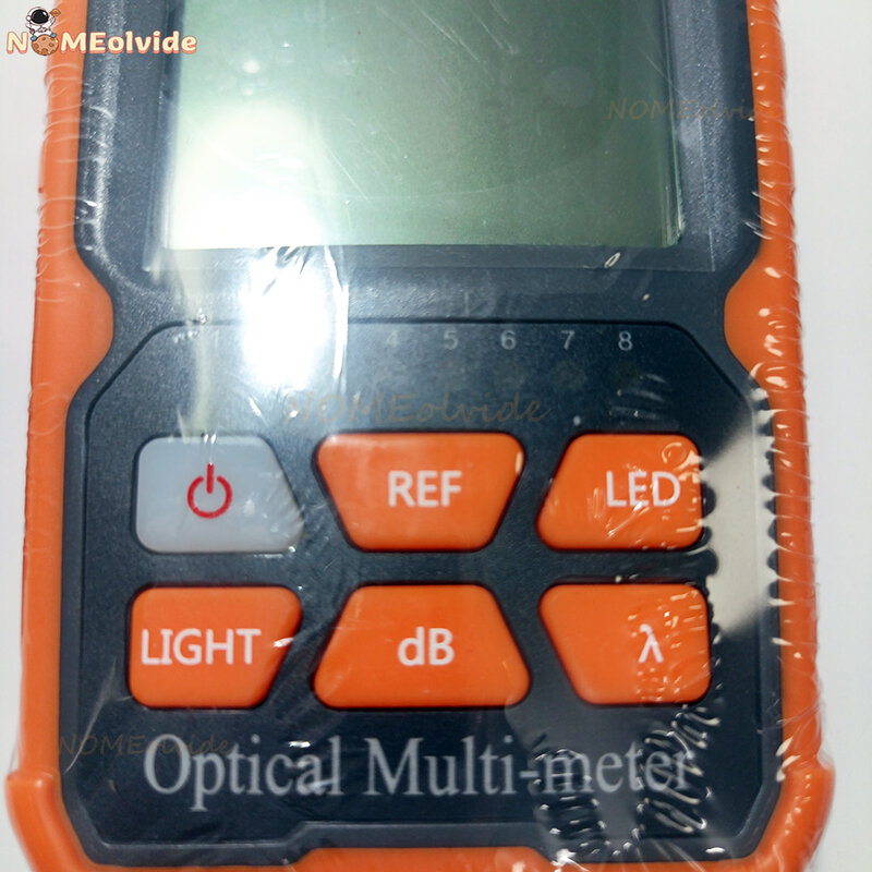 Портативный оптоволоконный мини-оптический измеритель мощности-70 + 6 дБм высокое качество OPM сухая батарея mini OPM поддержка освещения