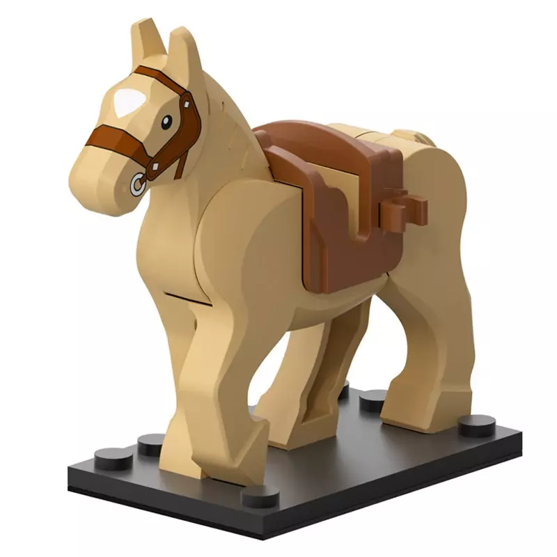เดียวขายอัศวินยุคกลางสงครามโรมันม้า Rohan สัตว์บล็อกตัวต่อตัวเลขการกระทำของเล่นเด็ก XP1007-1016