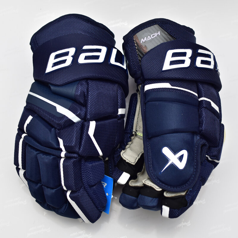 [1 par][MACH], nuevos guantes de Hockey sobre hielo, marca BAU Mach 14 ", guante de Hockey para atletas profesionales