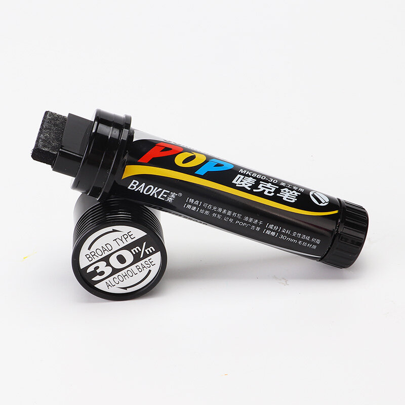 BAOKE spidol MK830-30mm, Marker POP anti air cepat kering