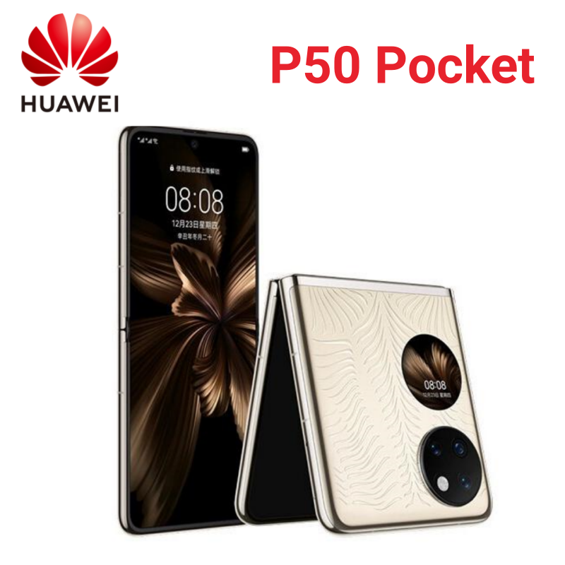 HUAWEI-P50 الهاتف الذكي جيب ، الهاتف الخليوي الأصلي ، 6.9 بوصة ، OLED ، 512GB ROM ، 4000mAh ، كاميرا 40MP