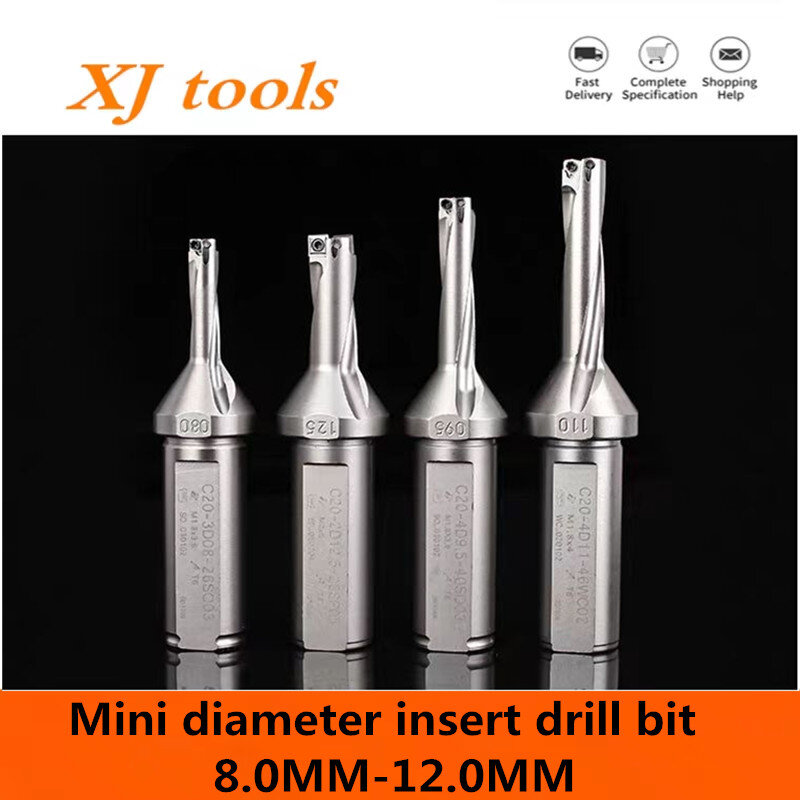 Kleine Diameter Insert Boor C20-8.5 9 10 10.5 11 11.5 12 Dus Serie U Boor Snelle Boor Voor Somg Insert Mechanische Schuim
