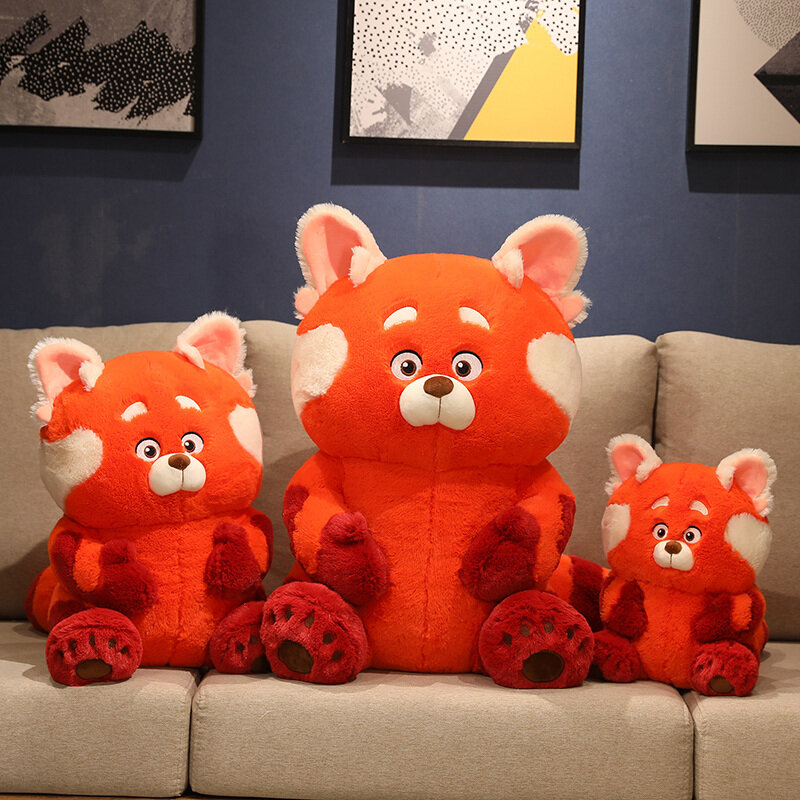 Muñeco de peluche Kawaii Variant Red Panda para niñas, juguete de peluche Mei Turning Panda, regalo de cumpleaños y Navidad