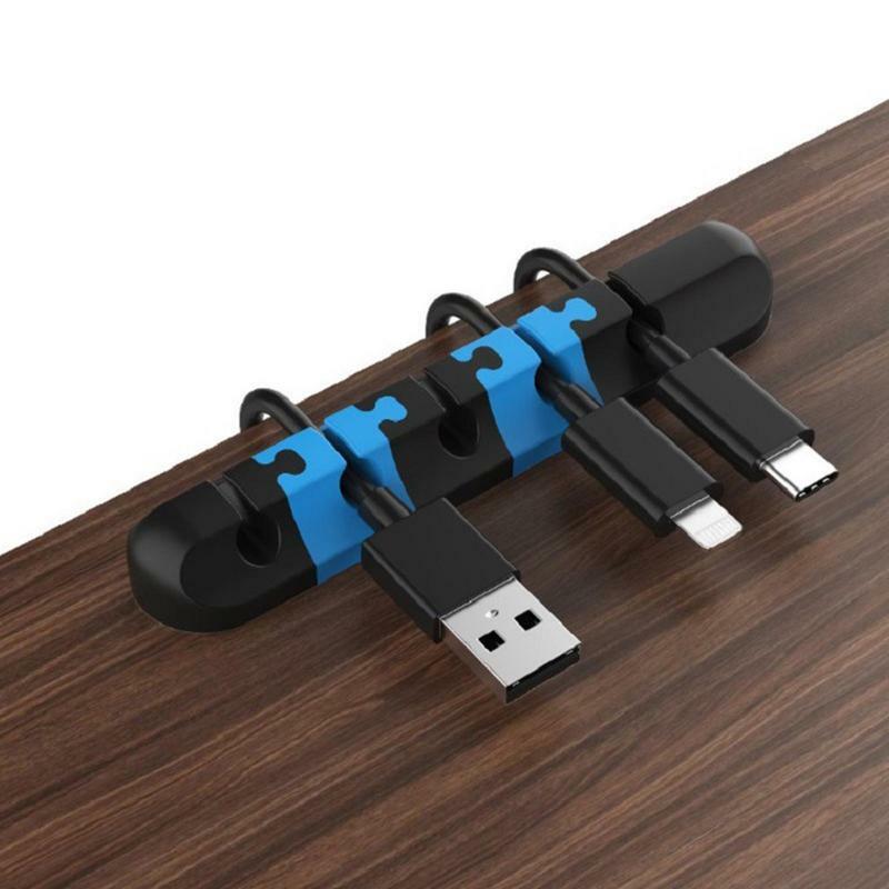 Cable Holder Clip Self Adhesive Cord Clips Cable Holder Management Cord Organizer Multifunctional Cable Management For Power