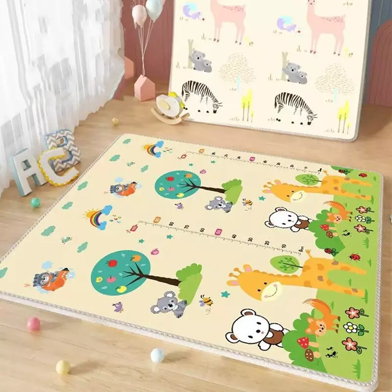 Cartoon Pattern Play Mat para Bebês, Xpe Puzzle, Almofada de Escalada Infantil, Kids Rug Games, Brinquedos para Crianças, 200cm x 180cm