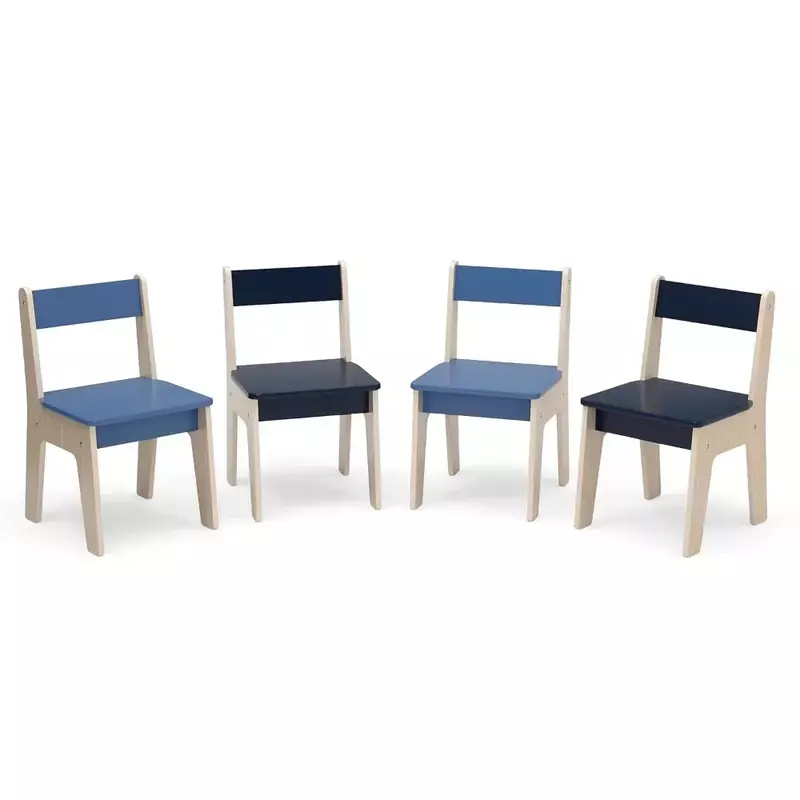 Set tavolo e sedia da 4 pezzi per bambini tavolo e sedie per bambini in legno studio gioco di lettura mobili per bambini