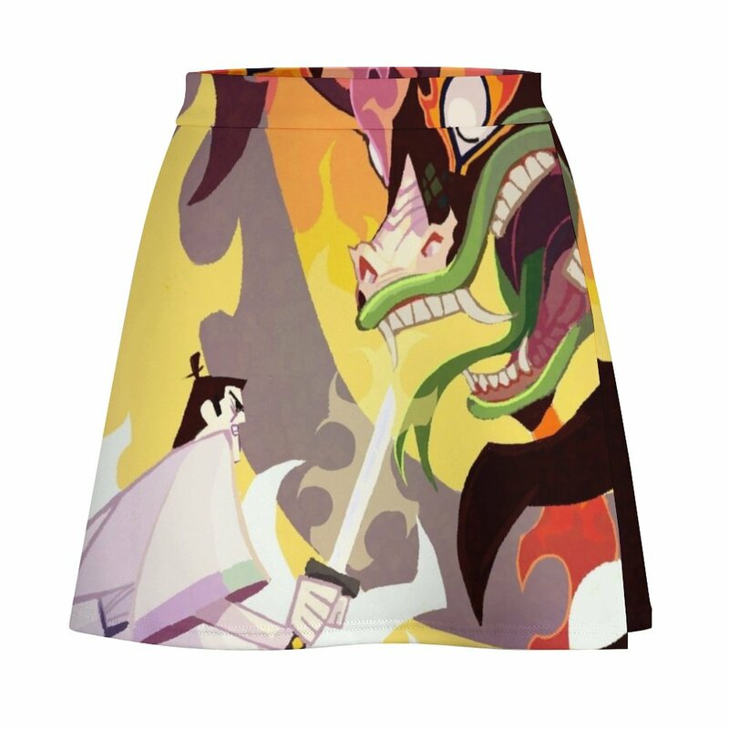 Głupia Mini spódnica samurajska dla kobiet kawaii ubrania odzież w stylu koreańskim