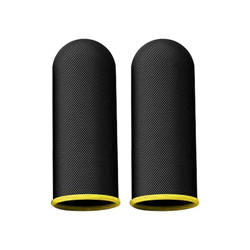 Finger Sleeves For Game 2PCS Carbon Fiber Breathable Finger Covers Portable Finger Covers For Enhance Touch Response Comfortable