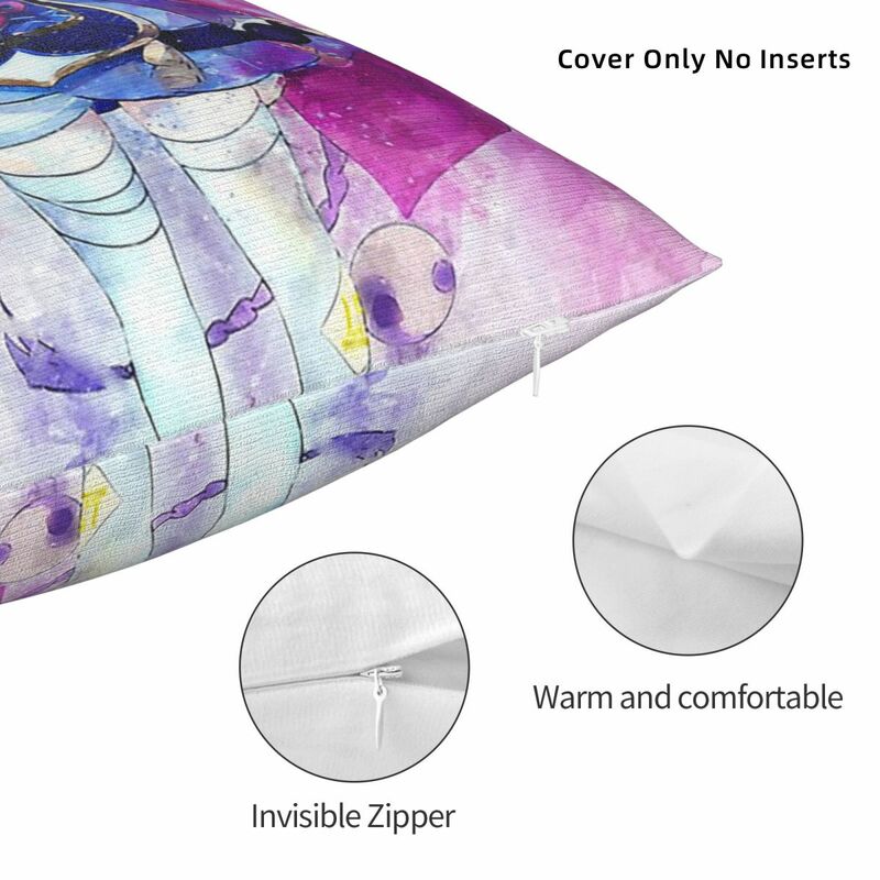 Genshin Impact - Qiqi Square Pillowcase Pillow Cover Polyester Cushion Decor Comfort Throw Pillow for Home Sofa
