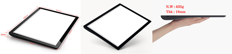 A4 LED Light Pad Light Board für Diamant malerei-ultra dünne magnetische Tracing Light Box mit USB-Strom versorgung