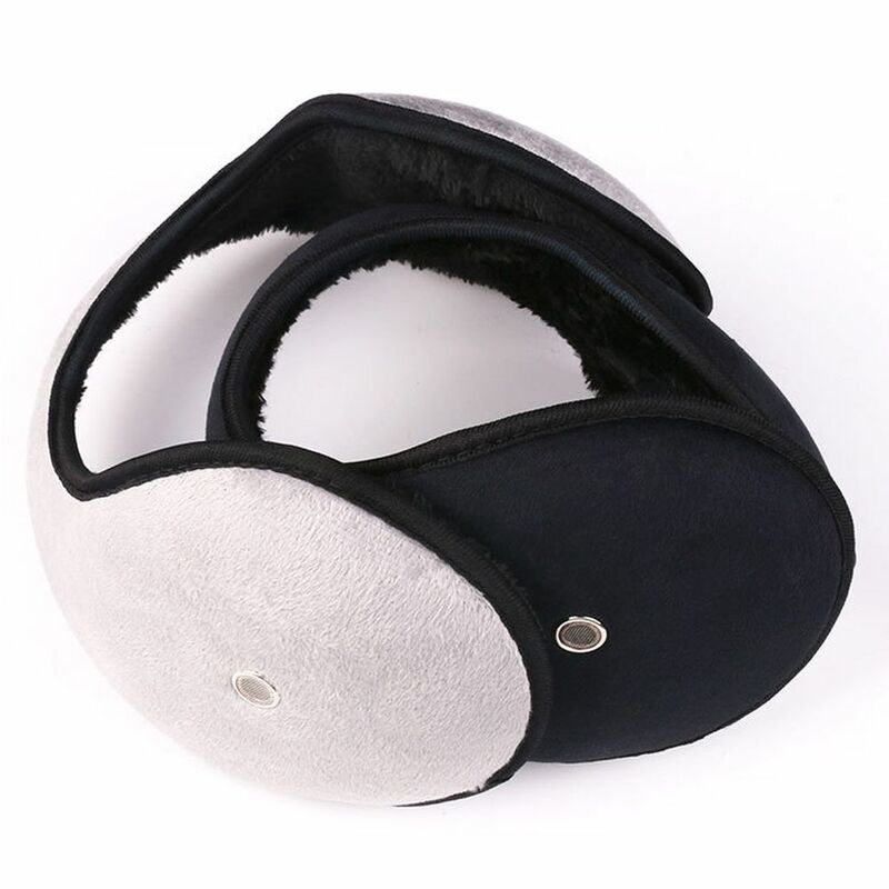 Protección para los oídos de conducción de felpa cálida Unisex, estilo coreano, orejera con receptor, cubierta para los oídos para hombres y mujeres