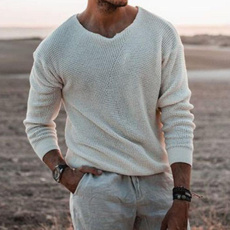 Men's Pullover Sweater Solid sueter masculino O-neck Casual Clothing pull homme 3XL 2023 Autumn Sweaters Men Long Sleeve MY465