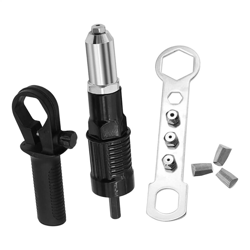 Riveting Electric Rivet Joint Pulling Portable Riveter Insert Nut Tools Attachments Electric Rivet Nut Drill Adapter