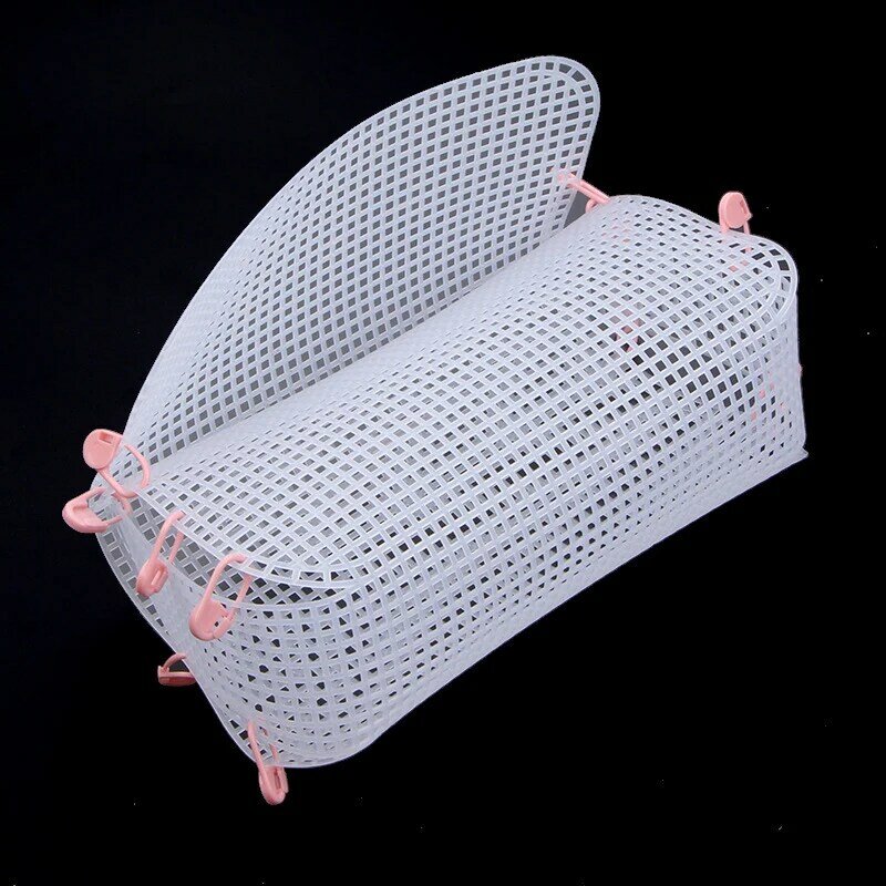 Auxiliary Knitting Accessories & Weaving Plastic Mesh Sheet Chenille Gold Velvet DIY Bag Accessories Easy Knit Helper