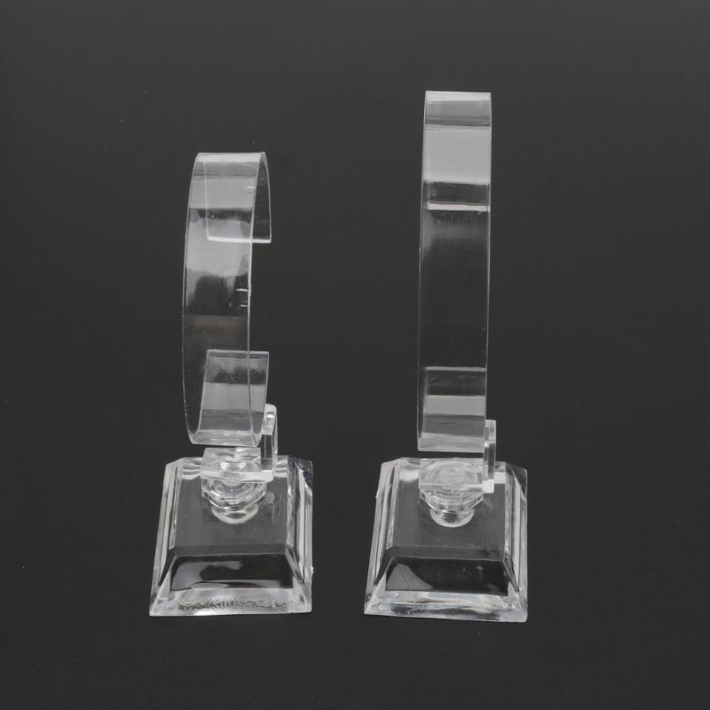 Watch Shop Showcase Holder Jewelry Bracelet Display Stand Bracket Display Rack Suitable for Home or Shop Use Transparent