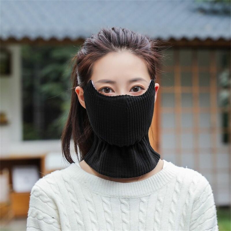 Winter Warm Mouth Cover Fashion Windproof Cold-proof Face Mask Breathable Thick Outdoor Mask Cycling Camping Ski