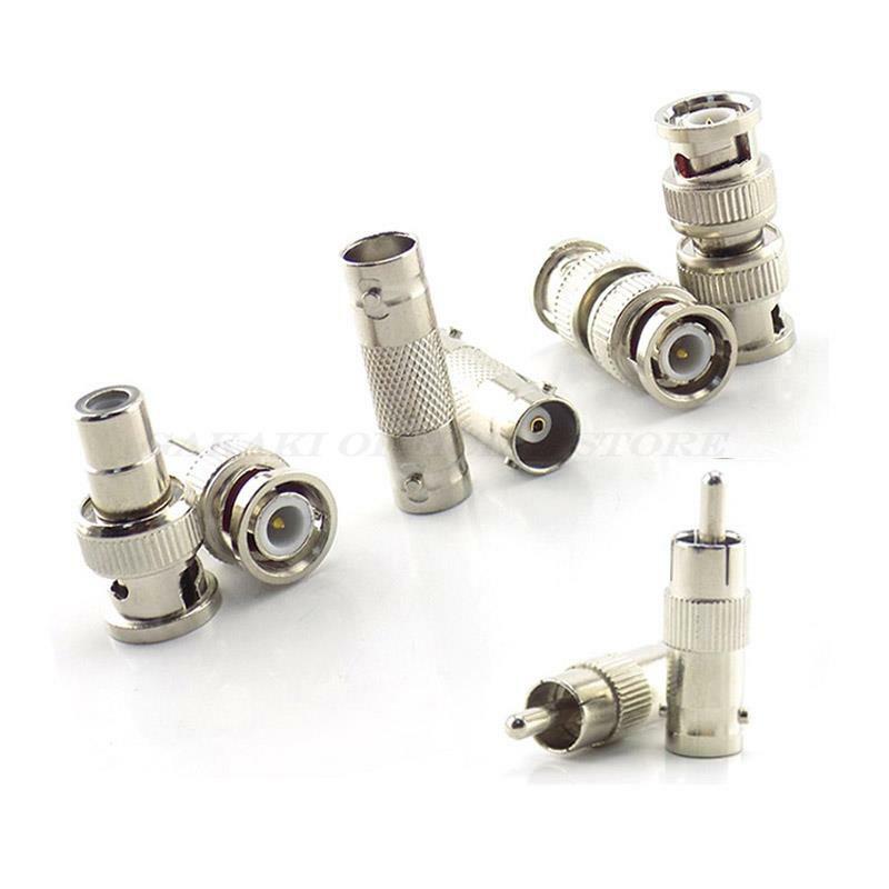 F/F F/M M/M RCA Connector Female Male BNC Adapter Jack Plug Bnc Injector for System CCTV Camera Accessories