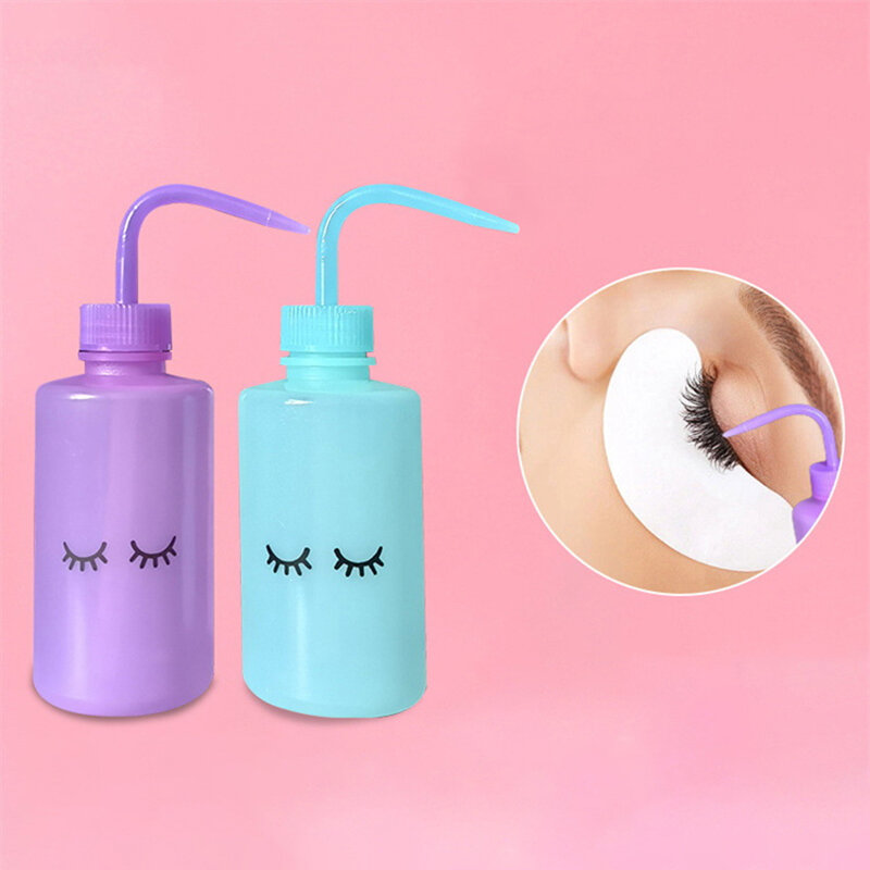 250ml Water Squirt Bottle Safety Rinse Bottle Watering Tools Plastic Squeeze Washing Bottle For Eyelash Extension Tattoo