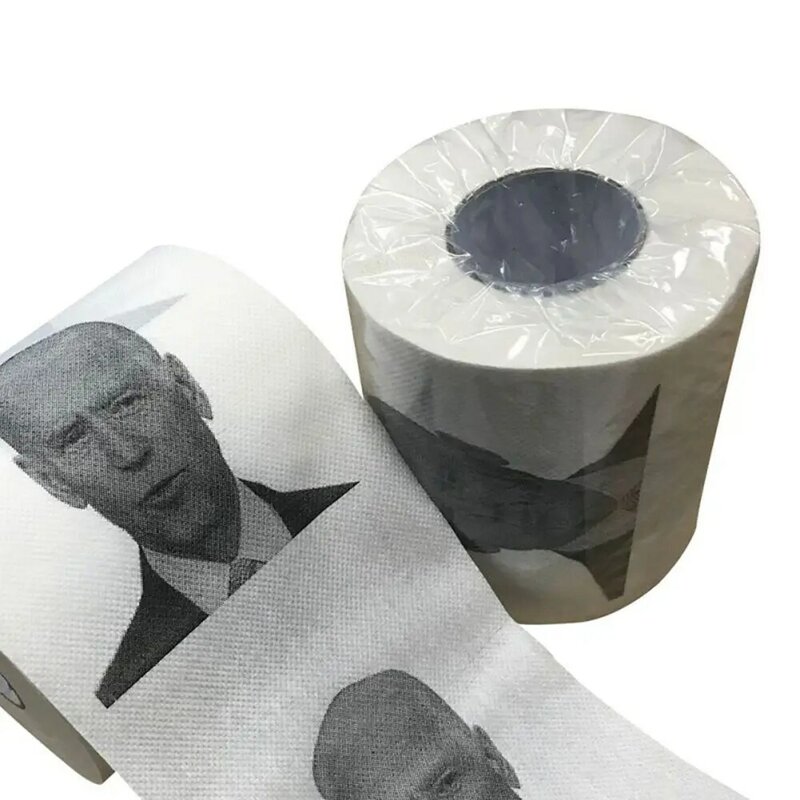 Joe Spaß Biden Muster Gedruckt Wc Papier Roll Lustige Neuheit Geschenk Bad Papier Handtuch 150 sheets10 * 10cm
