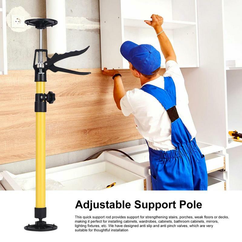Woodworking Telescopic Support Rod Stainless Steel Cabinet Hanging Lifting Support Labor-saving Cabinet Installation Hand Jack