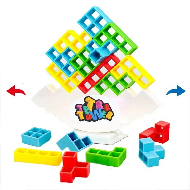 Tetra Tower Game Balance тетрис Tower Puzzle Board Game Kids Building Block Toys 3d puzzle block DIY Assembly Russian puzzle