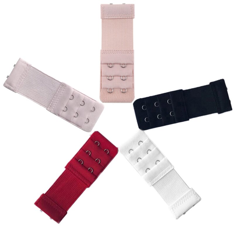 E15E Extension soutien-gorge à 2 crochets pour femmes, sous-vêtements élastiques, sangle d'extension, Clip, boucle