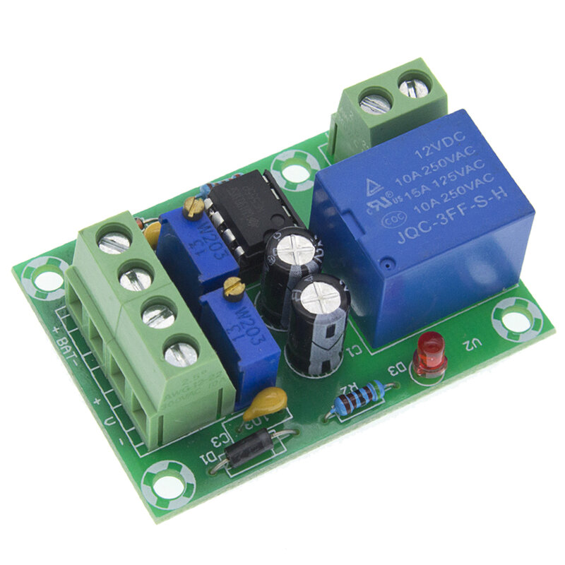 Panel de Control de energía de cargador inteligente, placa de Control de carga automática de batería de 12V para bricolaje, XH-M601