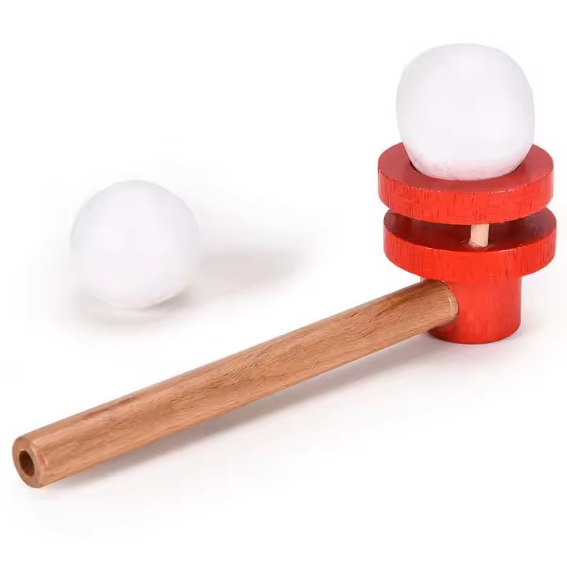 Hilkids-Bola de soplado para el desarrollo de la inteligencia, juego de emporio interactivo, hecho de madera