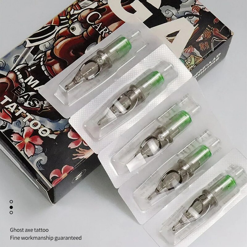 Cartridge Tattoo Needle Tattoo Machines Pen RL RS M1 RM Professional Disposable Sterilized Safety Tattoo Needle Accessories