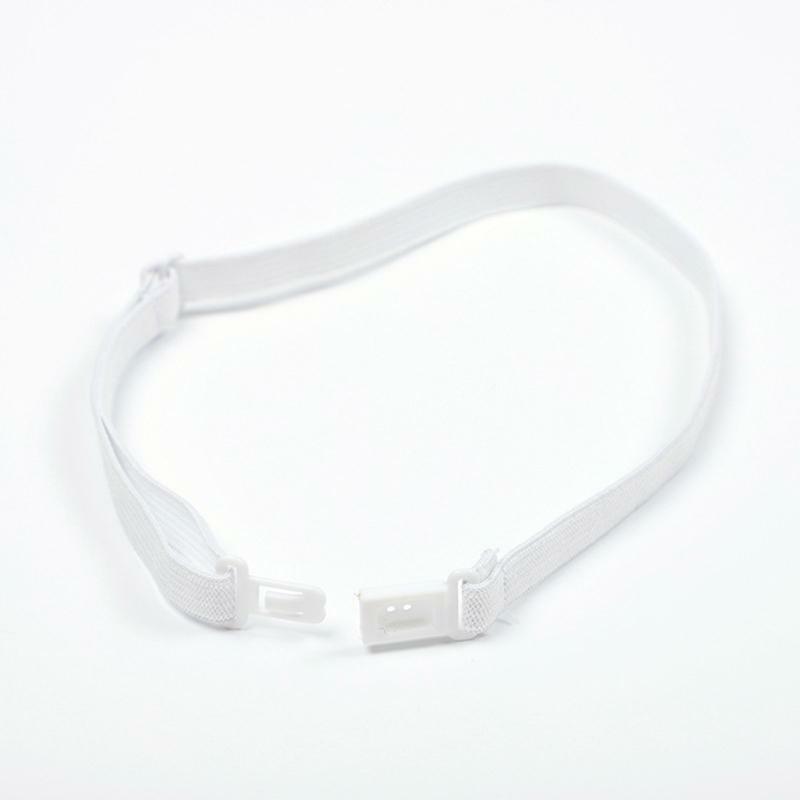 Ensemble de 10 pièces de ceinture en Polyester réglable pour hommes et femmes, extension de sangle élastique blanche avec Clip, accessoires de bricolage