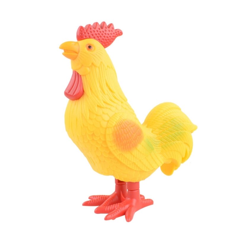 Prank Rooster Robot Wind up Toy for Home Bar Club Display Decoration