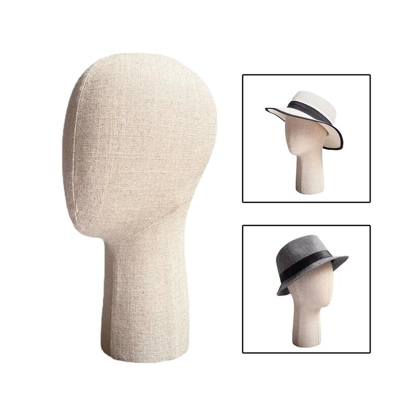 نموذج رأس عارضة أزياء ، حامل عرض قبعة ، رأس قبعة منضدية متعددة الأغراض