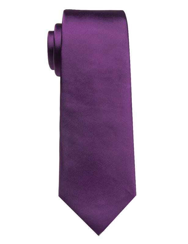 Mode 8,5 cm Krawatte für Mann Solide Lila herren Krawatte für Business Club Business Hemd Zubehör Luxus gravatas para hause