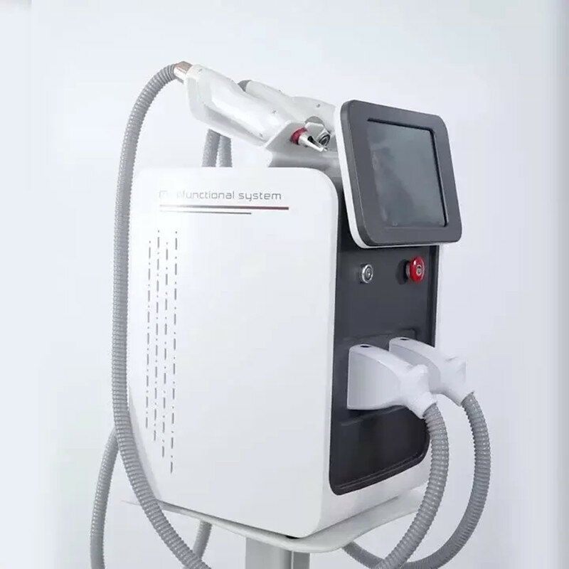 Machine portative d'épilation de laser de diode de cheveux de levage de visage, Nd Yag Ipl, IPL + RF + Nd yag, bonne qualité, prix d'usine, 2022